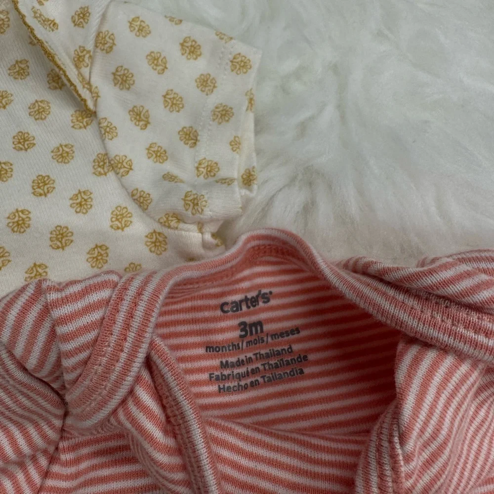 Carter’s Baby Girl bodysuit bundle  Size 3 months​